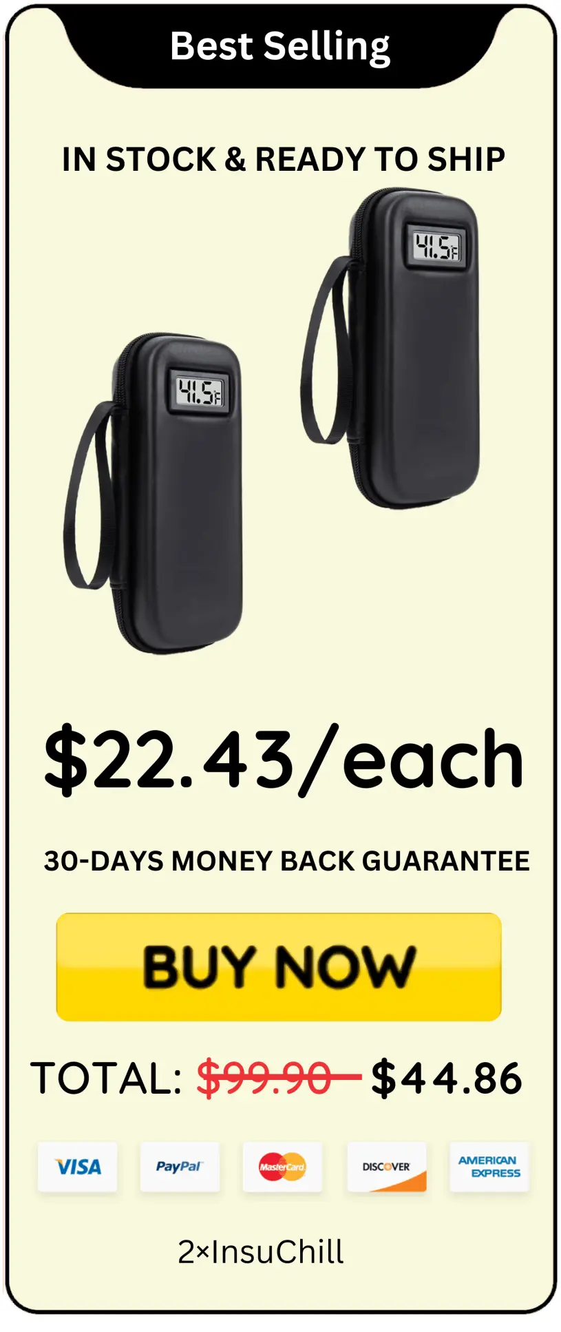 InsuChill offer price 