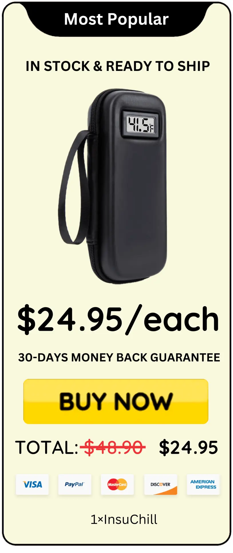 InsuChill offer price 
