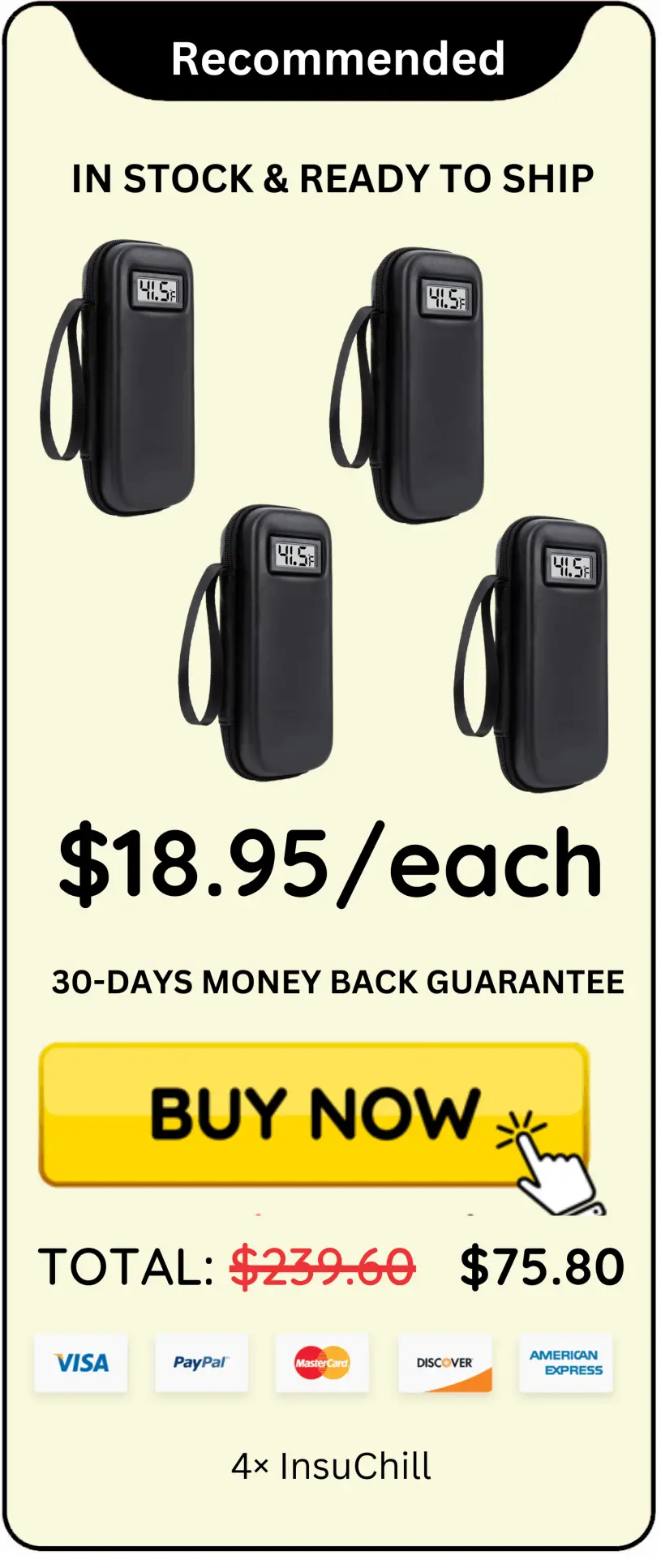InsuChill offer price 